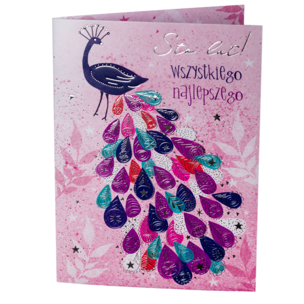 Kartka okolicznościowa Paw B6