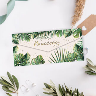 Koperta Ślub MONSTERA
