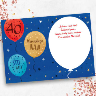 Karnet A5 40 BALONY