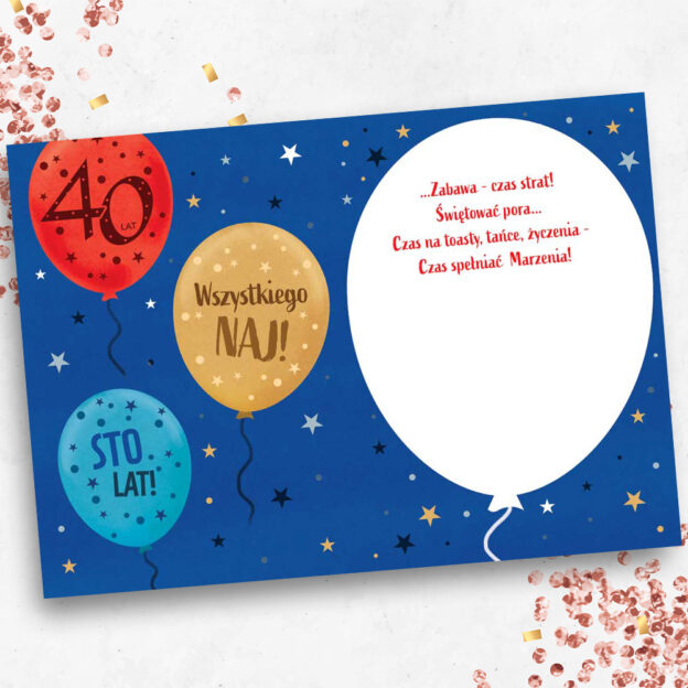 Karnet A5 40 BALONY
