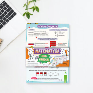 Ściąga / Harmonjka MATEMATYKA - UŁAMKI ZWYKŁE I DZIESIĘTNE