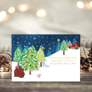 Karnet B6 BN CHOINKA W LESIE