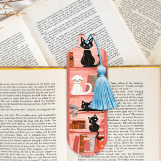 Zakładka z chwostem KOTY NA REGALE