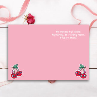 Karnet B6 Walentynki WISIENKI