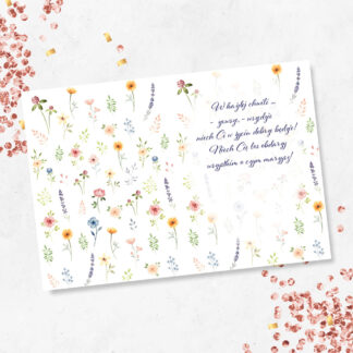 Karnet B6 KWIATY PATTERN