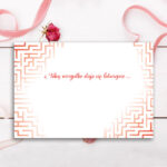 Karnet B6 Walentynki LABIRYNT