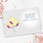 Karnet A5 70 BALON GLAMOUR