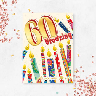 Karnet A5 60 ŚWIECZKI