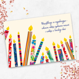 Karnet A5 60 ŚWIECZKI