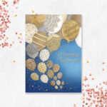 Karnet A5 ZŁOTE BALONY