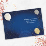 Karnet A5 ZŁOTE BALONY