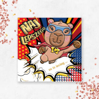 Karnet wycinany KW SUPER KAPIBARA