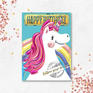 Karnet A5 JEDNOROŻEC NEW