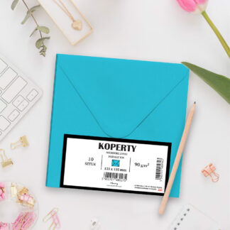Koperty KW KOMPLET 10 SZT. NIEBIESKI 2198U