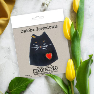 OZDOBA CERAMICZNA KOT