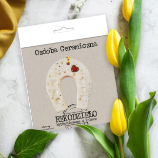OZDOBA CERAMICZNA PODKOWA