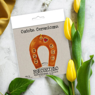 OZDOBA CERAMICZNA PODKOWA