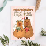 Karnet A5 ŚLUB CAPY PARA